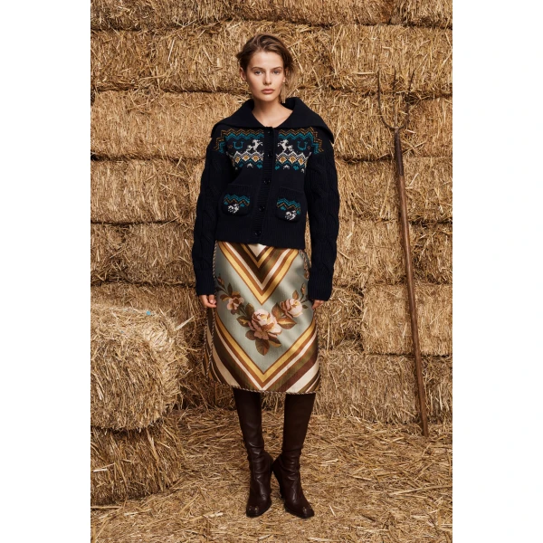 Alemais Patsy Knit Cardigan, view 2