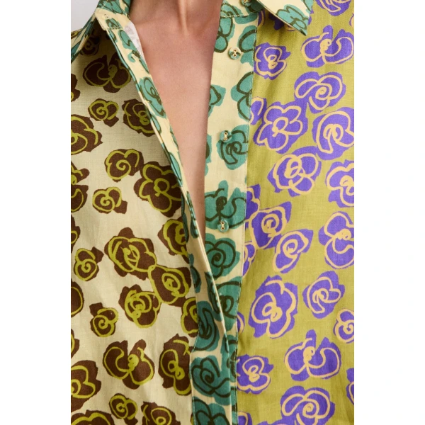Alemais Patty Spliced Shirt, view 5