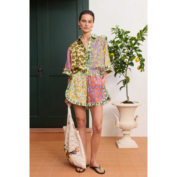 Alemais Patty Spliced Short, view 2