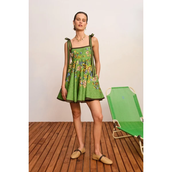 Alemais Phyllis Mini Sundress Dress, view 2