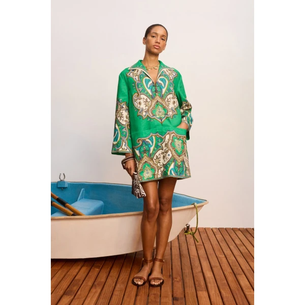 Alemais Porter Mini Dress, view 2