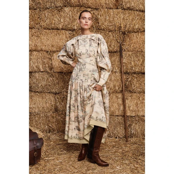 Alemais Scout Midi Dress, view 2