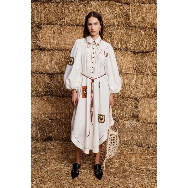 Alemais Westwood Embellished Shirtdress Dress, view 2