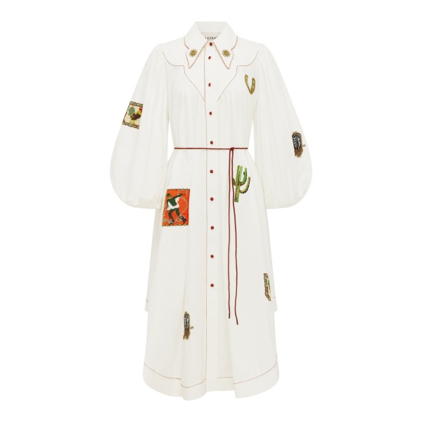 Alemais Westwood Embellished Shirtdress Dress