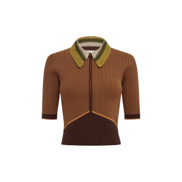Alemais Wilder Knit Polo