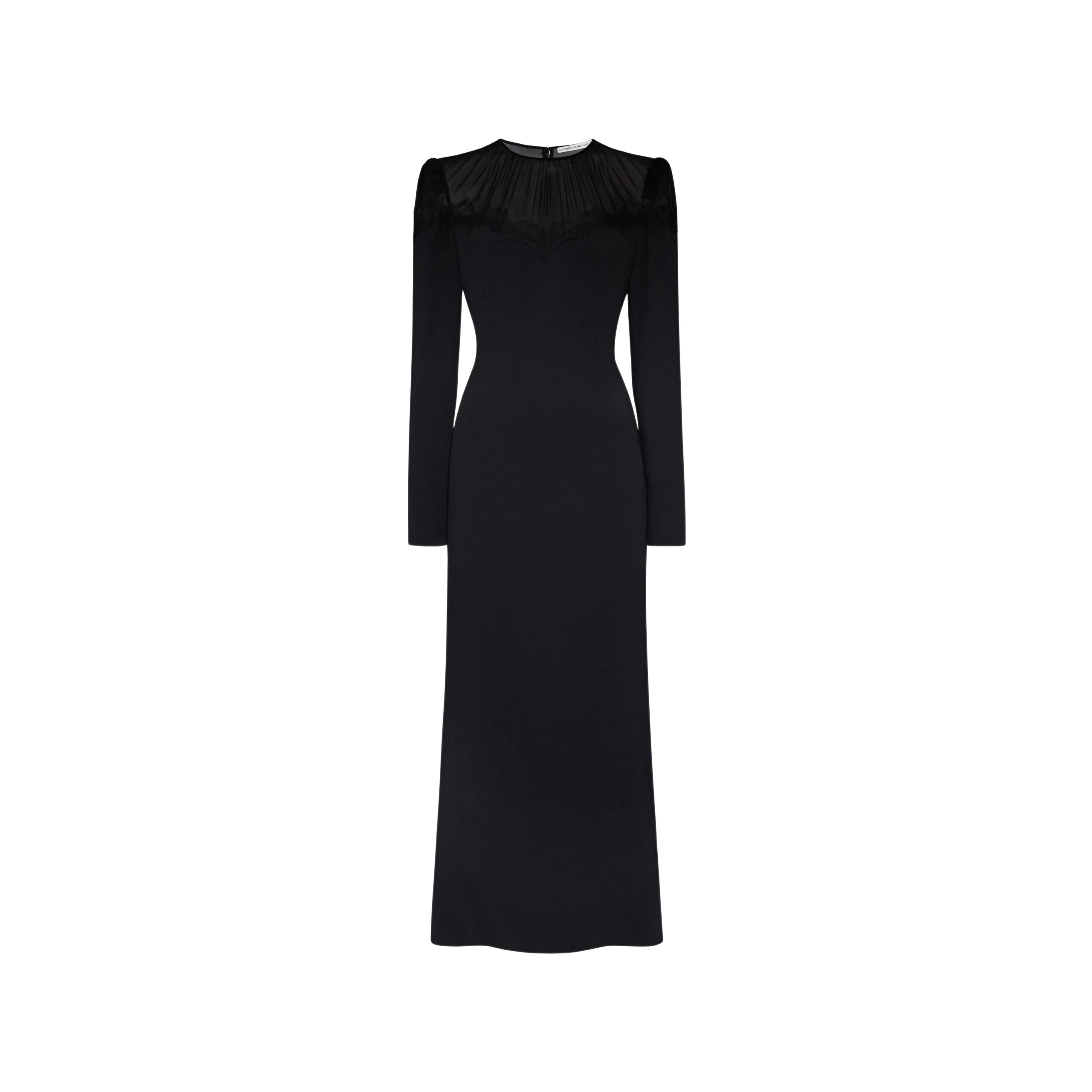 Alessandra-Rich-Cady-and-Silk-Georgette-Midi-Dress-in-Black-scaled58498_nobg Alessandra Rich Cady and Silk Georgette Midi Dress in Black