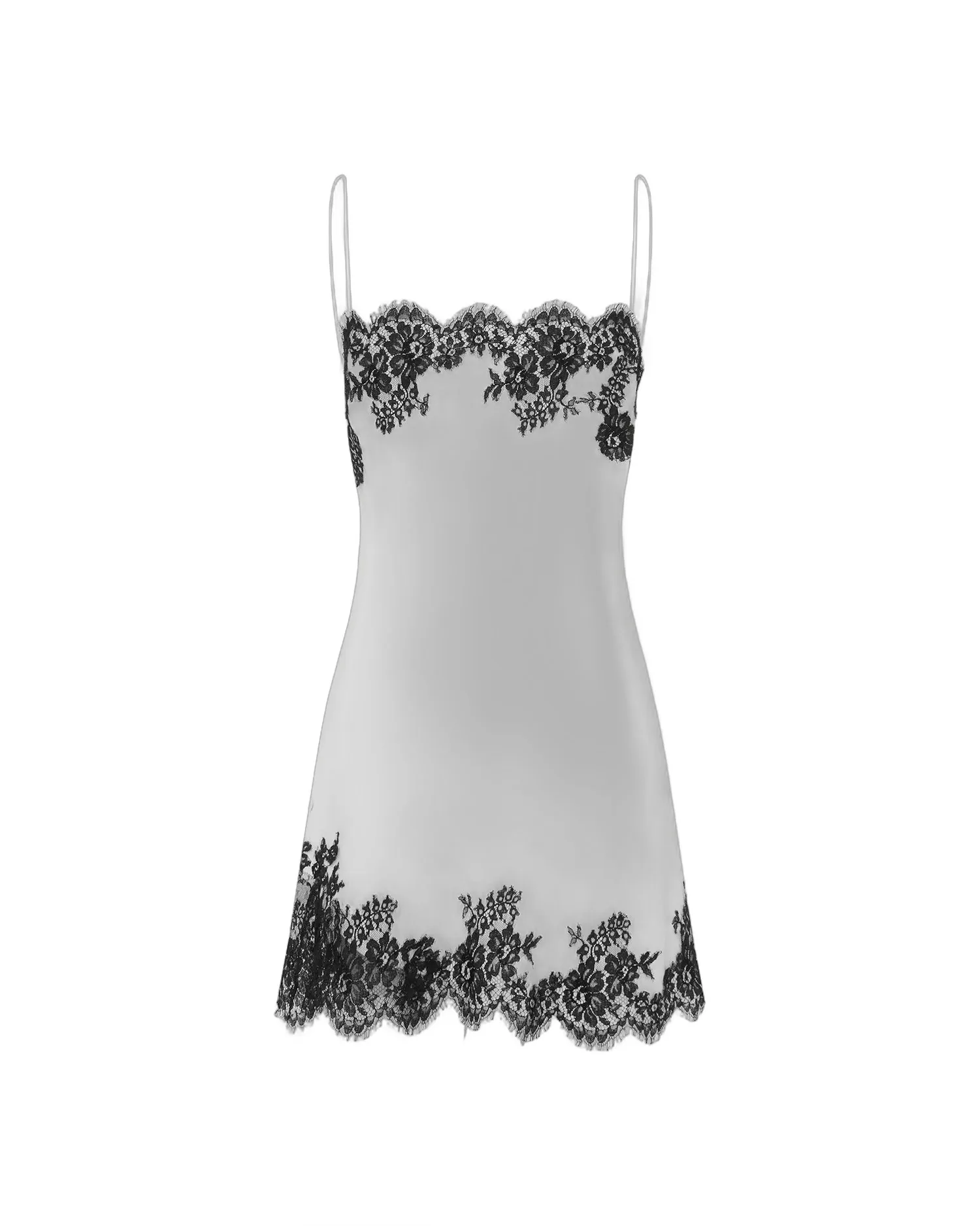 Alex Perry Bias Slip Mini Dress in Satin Crepe Alex Perry Bias Slip Mini Dress in Satin Crepe, White