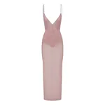Alex Perry Bikini Column in Crystal Mesh Alex Perry Bikini Column in Crystal Mesh, Dusty Rose