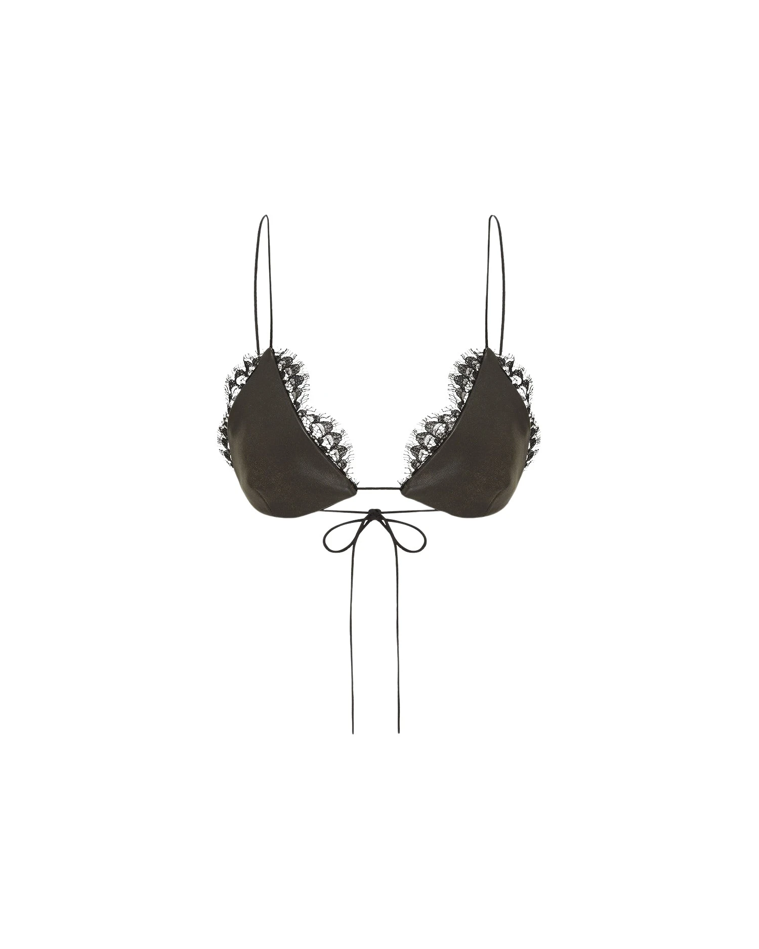 Alex-Perry-Bikini-Top-in-Leather-Dark-Brown17648_nobg Alex Perry Bikini Top in Leather, Dark Brown