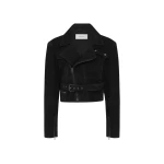 Alex-Perry-Cropped-Biker-Jacket-in-Suede-Black47682_nobg Alex Perry Cropped Biker Jacket in Suede, Black