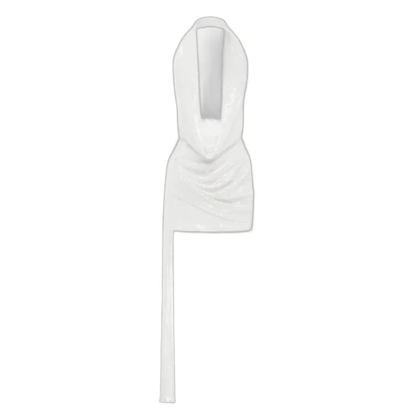 Alex Perry Halter Draped Wrap Mini Dress in Sequin, White