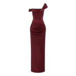 Alex-Perry-Longline-Sweetheart-Drape-Column-in-Satin-Crepe-Port30393_nobg Alex Perry Longline Sweetheart Drape Column in Satin Crepe, Port Dress
