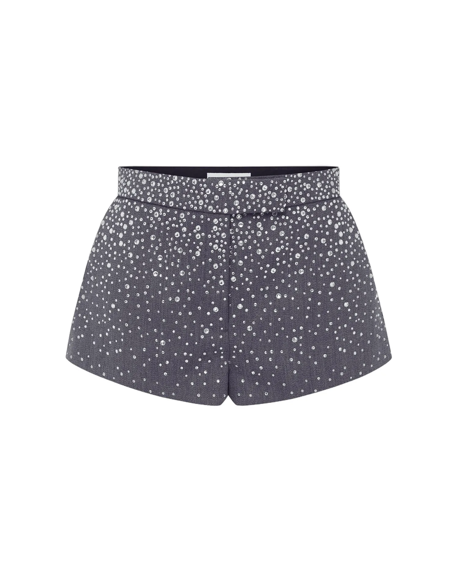 Alex Perry Micro Short in Crystal Suiting Alex Perry Micro Short in Crystal Suiting, Slate Grey
