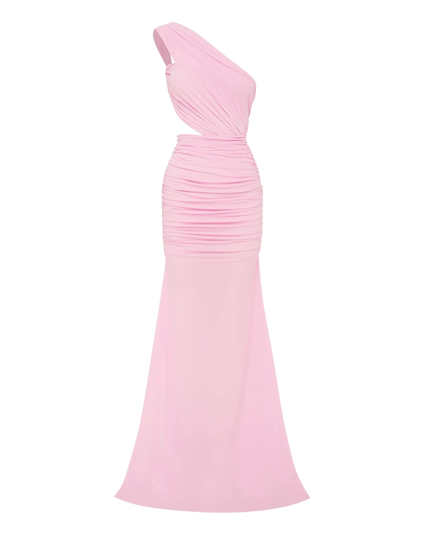 Alex-Perry-One-Shoulder-Gown-in-Crepe-Jersey-Bubblegum33426_nobg Alex Perry One Shoulder Gown in Crepe Jersey, Bubblegum