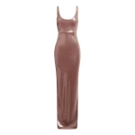 Alex Perry Singlet Column in Sequin, Mocha Dress