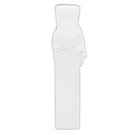 Alex Perry Strapless Corset Tiered Gown in Satin Crepe, White