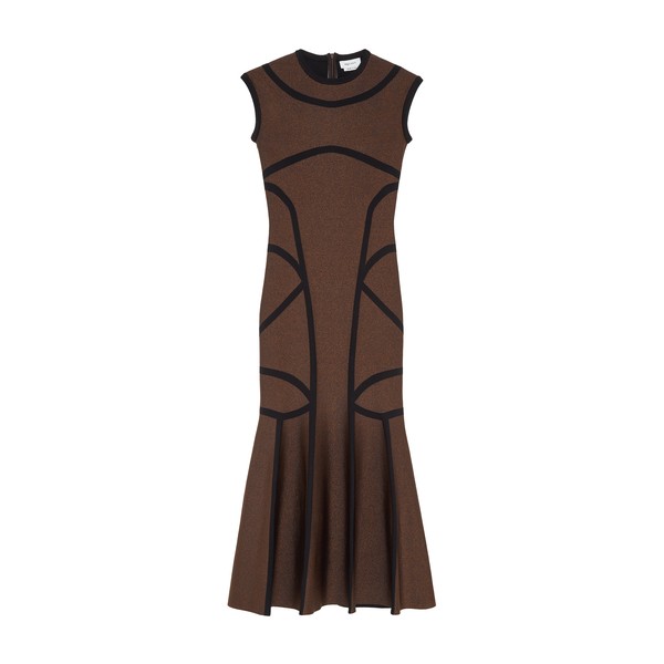 Alexander McQueen Anatomical Lines Knit Midi Dress