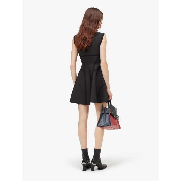 Alexander McQueen Anatomical Lines Knit Mini Dress, view 4