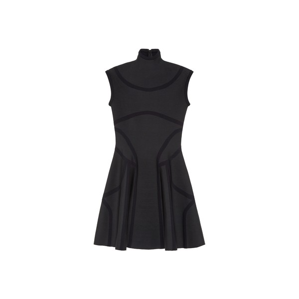 Alexander McQueen Anatomical Lines Knit Mini Dress