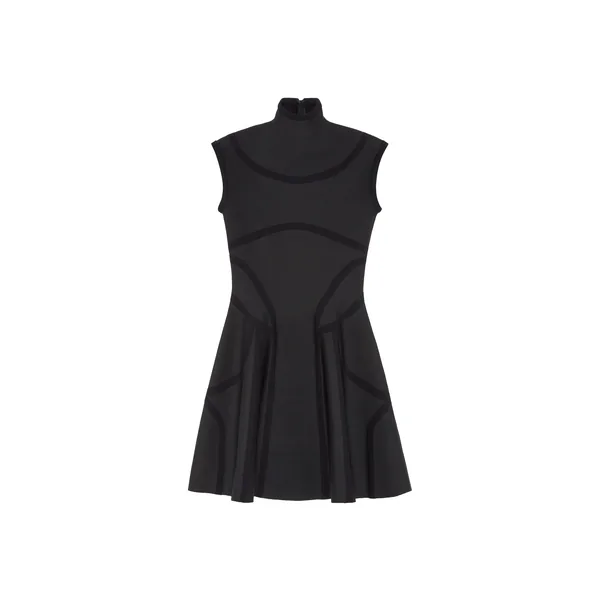 Alexander McQueen Anatomical Lines Knit Mini Dress