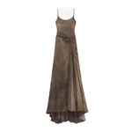 Alexander McQueen Asymmetric Drape Evening Dress