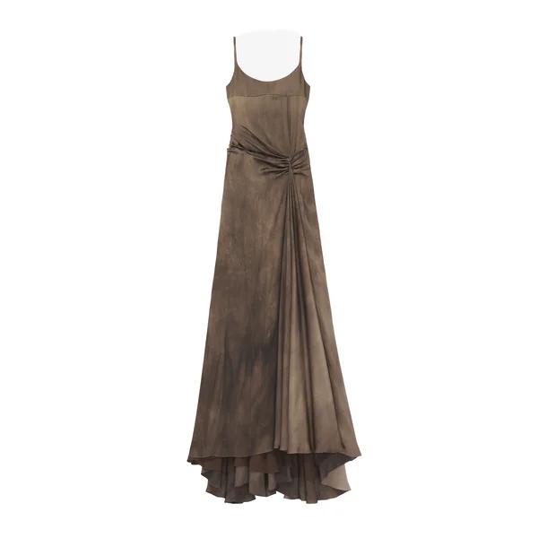 Alexander McQueen Asymmetric Drape Evening Dress