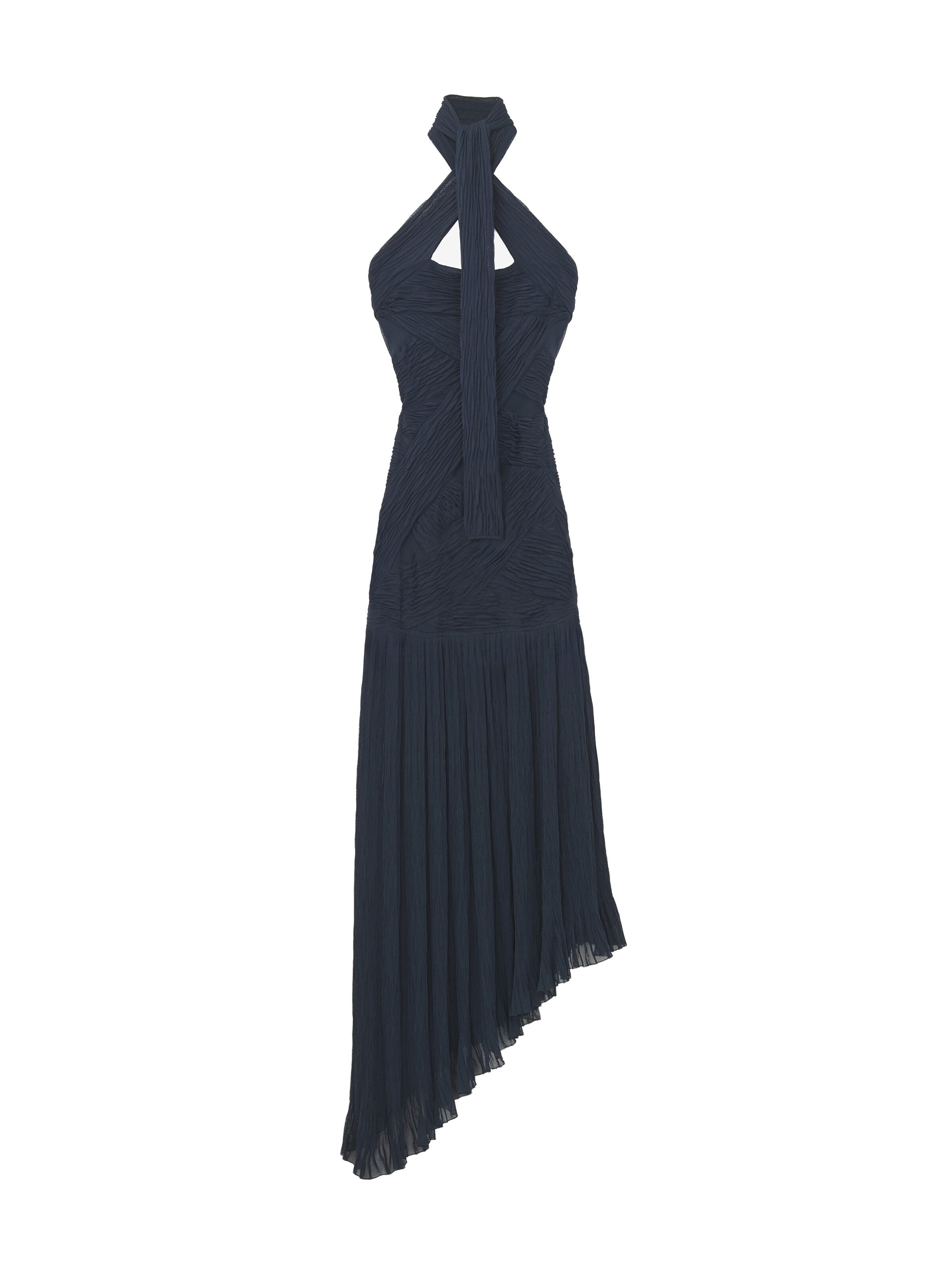 Alexander McQueen Asymmetric Ruched Dress