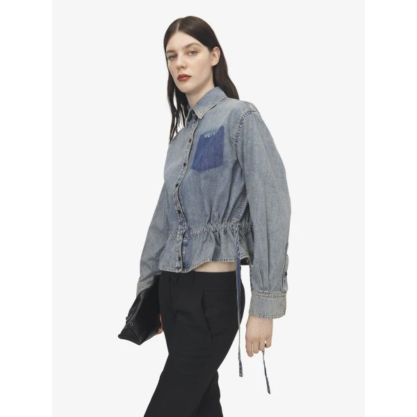 Alexander McQueen Chambray Shirt Jacket, view 6