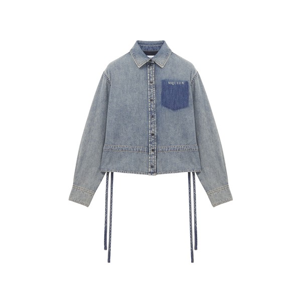 Alexander McQueen Chambray Shirt Jacket