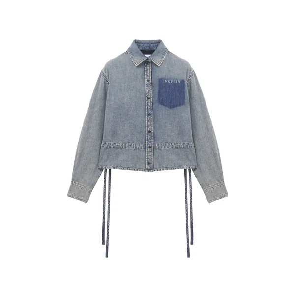 Alexander McQueen Chambray Shirt Jacket