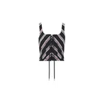 Alexander McQueen Chevron Stripe Corset Top