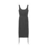 Alexander McQueen Corset Lace Flecked Pinstripe Pencil Dress