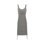 Alexander McQueen Corset Lace Gingham Check Pencil Dress