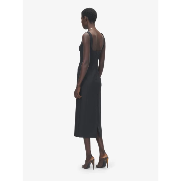 Alexander McQueen Corset Midi Dress, view 4