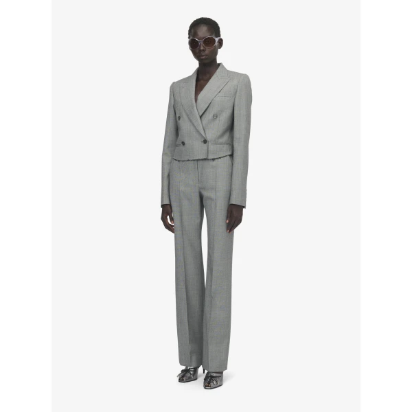 Alexander McQueen Cropped Double-breasted Jacket, view 2