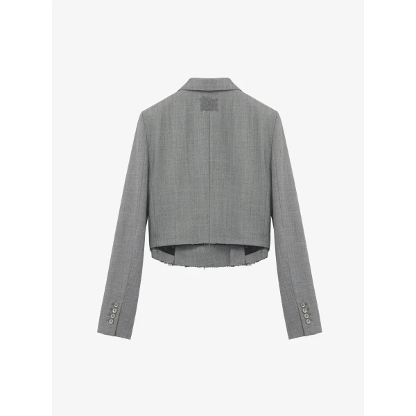 Alexander McQueen Cropped Double-breasted Jacket, view 4