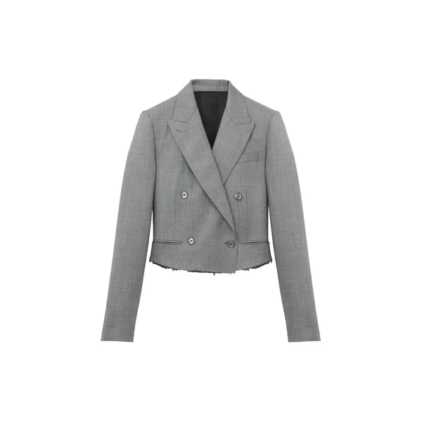 Alexander McQueen Cropped Double-breasted Jacket