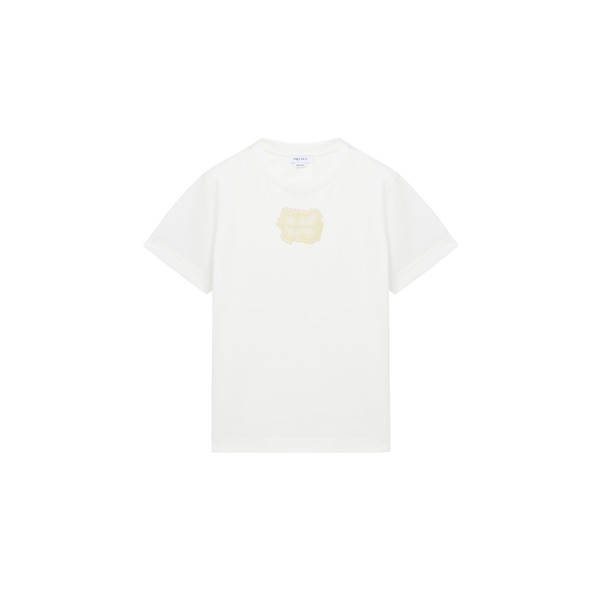 Alexander McQueen Embroidered Logo Patch T-shirt Top
