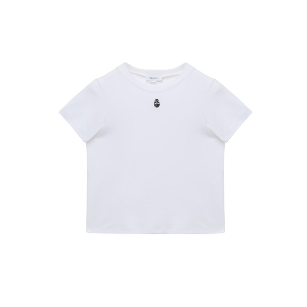 Alexander McQueen Embroidered Skull T-Shirt Top
