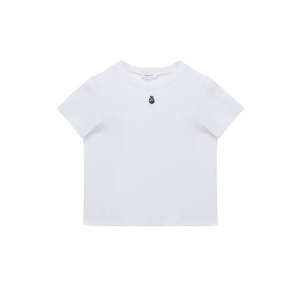 Alexander McQueen Embroidered Skull T-Shirt Top