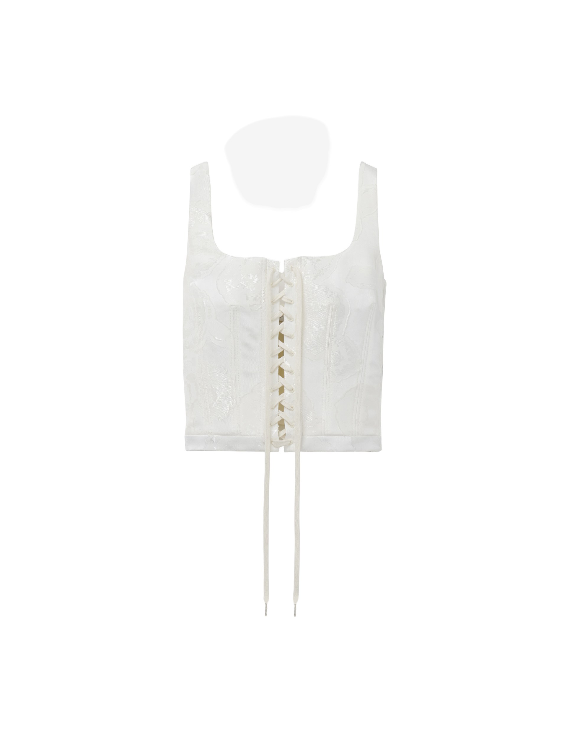 Alexander McQueen Fil Coupé Floral Corset Top