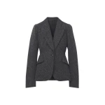 Alexander McQueen Flecked Pinstripe Single-breasted Jacket