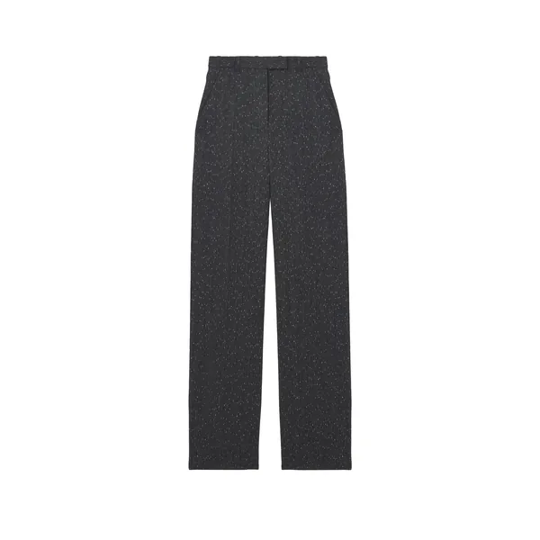 Alexander McQueen Flecked Pinstripe Tailored Trousers