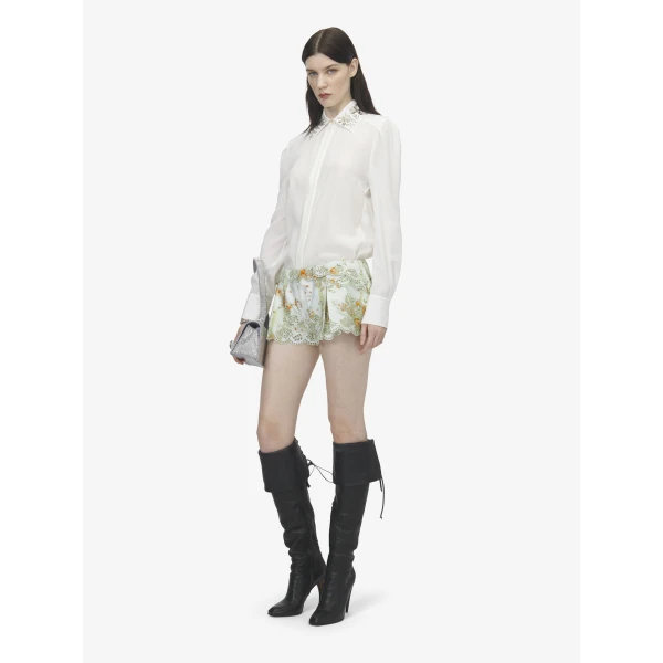 Alexander McQueen Floral Embroidery Shirt, view 3