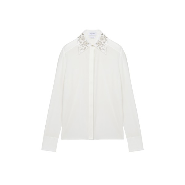 Alexander McQueen Floral Embroidery Shirt