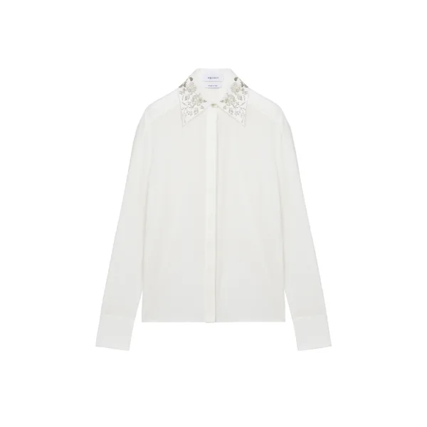 Floral Embroidery Shirt