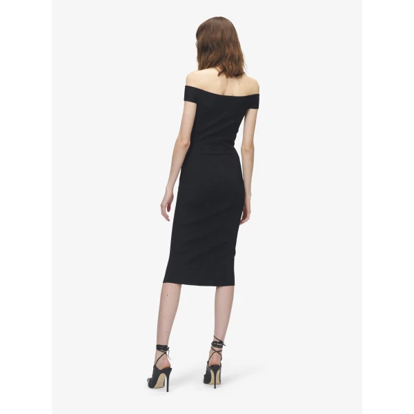 Alexander McQueen Floral Jacquard Pencil Dress, view 3