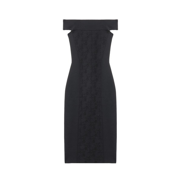 Alexander McQueen Floral Jacquard Pencil Dress