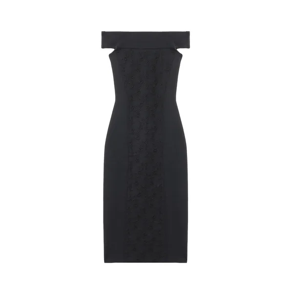 Alexander McQueen Floral Jacquard Pencil Dress