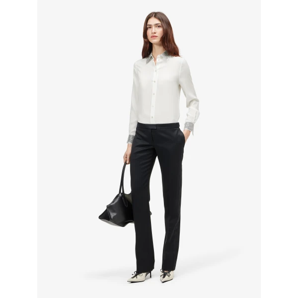 Alexander McQueen Floral Lace Detail Shirt, view 2